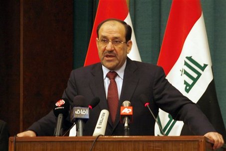 نور المالكي رئيس الوزراء العراقي